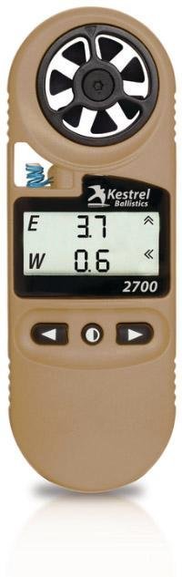 Kestrel 2700 Ballistics Weather Meter Model 0827LTAN Tan 875 Yards