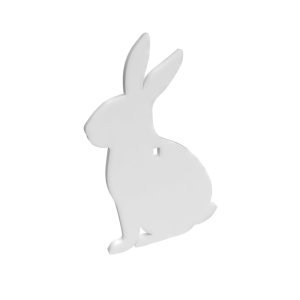Birchwood Casey AR500 BC-47706 12in Rabbit Target 3/8in Steel White