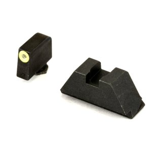 AmeriGlo GL611 Optic Sight Set Glock XL Tall Green Tritium LumiGreen