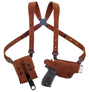 Galco CL2636 Classic Lite 2.0 Shoulder Holster Natural Leather Right Hand
