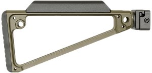 Midwest Industries MITRISFODG Triangle Side-Folding Stock ODG 6061 Aluminum