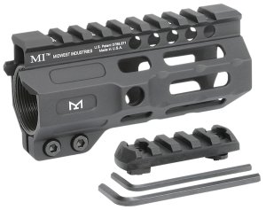 Midwest Industries MICRM45 4.5In M-LOK Handguard Black Anodized