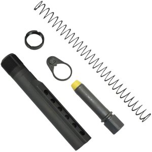 KAK Industry AR-15 PCC Buffer Tube Kit 8.6 oz Black 522-1702-213