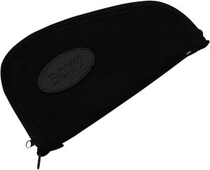 Boyt Harness PP41BLK Heart-Shaped Pistol Case Black Canvas 10"