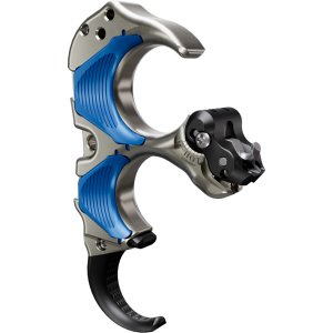 Tru Ball THAF-BLQS-M Aileron HBC Flex Release Blue/Brass 3 Finger Medium