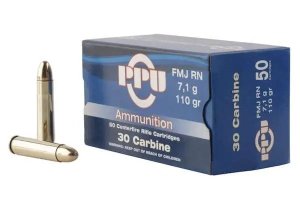 Prvi Partisan PP30F .30 Carbine 110gr FMJ RN 50/Box