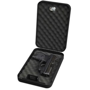 Bulldog CASES Personal Safe W/Key Lock & Security Cable - Blk (BD1121)
