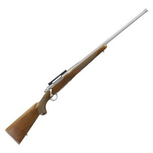 Ruger Hawkeye Hunter 204 Ruger 24 in Satin Stainless 5 Round Bolt Action