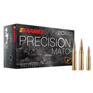 Barnes Bullets 223 Remington 77gr Match Burner OTM BT Ammo - 20 Rounds per Box, 10 Boxes per Case