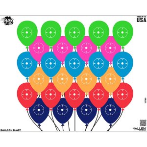 Allen 15780 EZ AIM 24X19 PAPER TGT FUN BALLOON 4PK MULTI