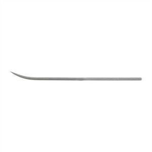 Brownells Three Square 60 Degree Bent Needle File Fine Cut Steel