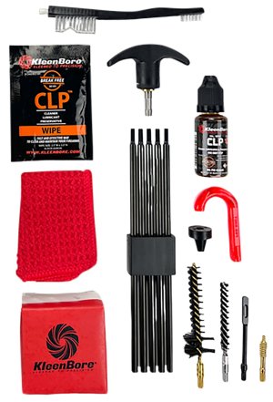 KleenBore AR-15 Tactical Cleaning Kit 5.56mm/.223 Cal - Compact and Handy