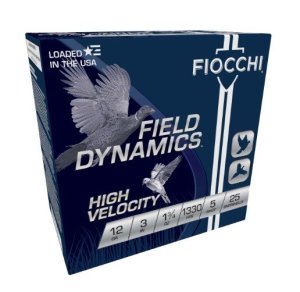 Fiocchi 123HV5 12GA 3" #5 Lead Shot 1-3/4oz 1330fps 25 Rounds