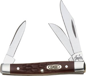 Case Cutlery Small Stockman 3BLD 3 5/8" Brown Knife