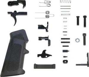 GUNTEC Complete Lower Parts Kit AR15 With A2 Pisto