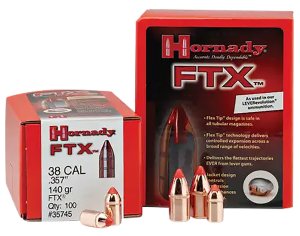 Hornady FTX Hunting 45 Cal .452 225 gr Flex Tip eXpanding 45218