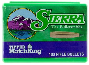 Sierra Bullets Tipped MatchKing 6.5mm .264 130 Grain
