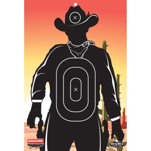 Birchwood Casey Dirty Bird Gunslinger Skyline Target 12x18 6ct