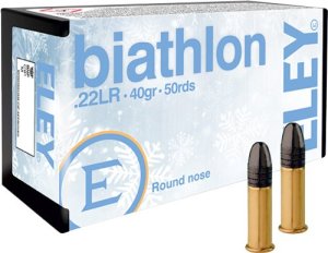 Eley Biathlon Club .22 LR 40gr Round Nose 50rd Box