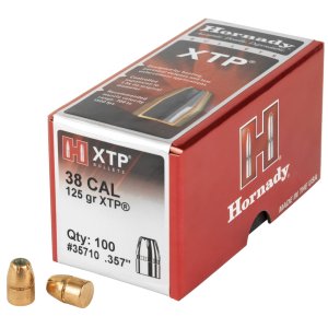 Hornady 35710 XTP Hunting 38 Cal .357 125 gr Hollow Point (HP)