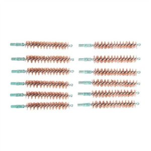 Brownells Chamber Brush Bronze 9MM/.38 SPECIAL/.357 Mag 12 Pack
