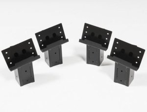GSM HME 4x4 Steel Blind Post Brackets 4-Pack