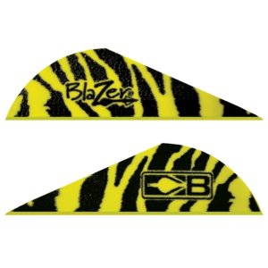 Bohning Blazer Vanes Yellow Tiger 100 pk. 10832YT2 Universal Crossbow Archery
