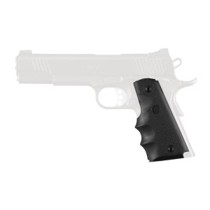Hogue 45000 OverMolded Grip Black Rubber with Finger Grooves