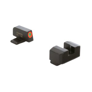 AmeriGlo SA-434 Green Tritium Orange Front Black Rear Sight Hellcat OSP