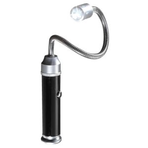 Real Avid/Revo AVBR101B Bore Light Magnetic 15 000 Candlepower LED Aluminum Black w/Silver Accents LR44