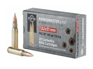 Prvi Partizan PPRM762 7.62x51mm 145gr FMJ BT 20 Round Box .308 WINCHESTER