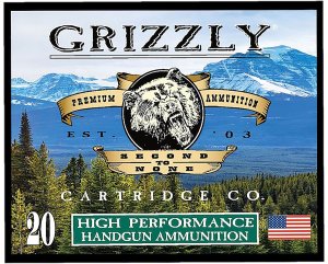 Grizzly GC38SP+P9 38 Special+P 148gr FMJ Flat Point Ammo 20/Box
