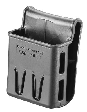 FAB Defense FX-556P M4 Mag Pouch Black Polymer Ambidextrous Belt Mount