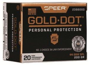Speer 23980GD 44 S&W Special 200 Grain Hollow Point 20 Rounds Box