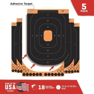 Allen EZ Aim Splash Reactive Handgun Trainer Target 12.5" x 18.5" 5 Pack