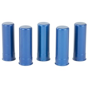 A-Zoom 12311 Aluminum Snap Cap Pack 12 Gauge Blue 5 Count