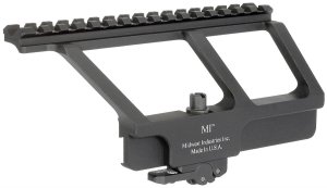 Midwest MI-AK-SM-Y Side Railed Scope Mount, 1913 Rail, 6.75" Length