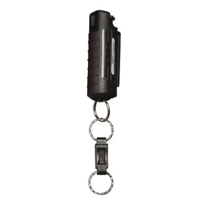 Sabre 3-in-1 Blk Key Case Pepper Spray w/Quick Release Ring (HC-14-BK)