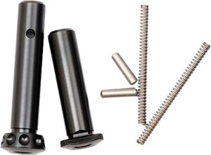 Battle Arms Development Enhanced Titanium Pin Set Black DLC AR-15