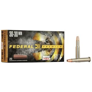 Federal P3030G Premium Hunting 30-30 Win 150 gr Barnes TSX Bullet 20 Pack