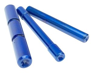 Cross Armory CRGPSBL Dimpled 3 Pin Set Blue Steel Compatible w-Glock Gen1-3