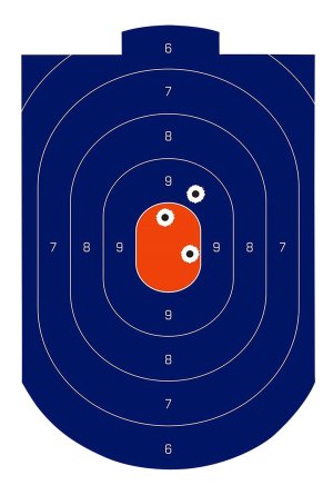 Birchwood Casey 35714 Dirty Bird Silhouette Target Tagboard
