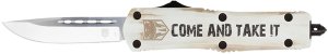 CobraTec Knives FS-3 MCATIFS3TNS 3 In OTF Tanto D2 Steel White