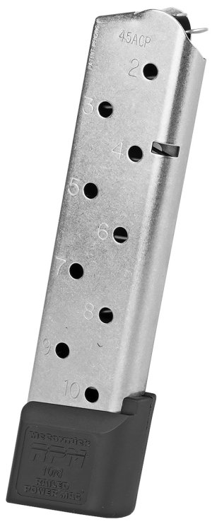 Chip McCormick Railed Power Mag 1911 45 AUTO 10 Rd Stainless