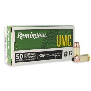 Remington Ammunition 23696 UMC Target 45 ACP 230 gr Jacketed Hollow Point (JHP) 50 Per Box