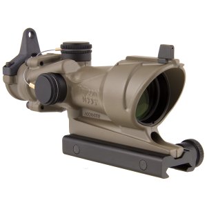 Trijicon TA01-D-100319 ACOG 4x32 Scope, Amber .223 Reticle, FDE Finish