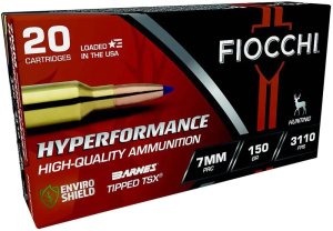 Fiocchi 7PRCTT Hyperformance 7mm PRC 150gr Barnes TTSX 20/Box