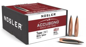 Nosler AccuBond Long Range 7mm .284 168 Gr Spitzer Point 100 Box 58623