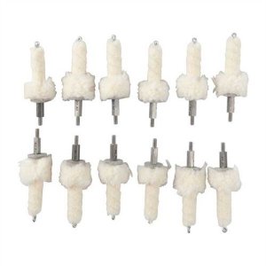 Brownells AR-15/M16 Wool Chamber Mop 223 Remington 8-32M 12 Pack 22 CALIBER