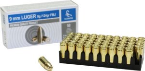 Scorpio S9A 9mm Luger 124 Grain Full Metal Jacket 50 Rounds
